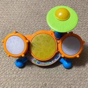 Vtech kids beat drum set , Musical Drum Set w/ Lights different game play modes